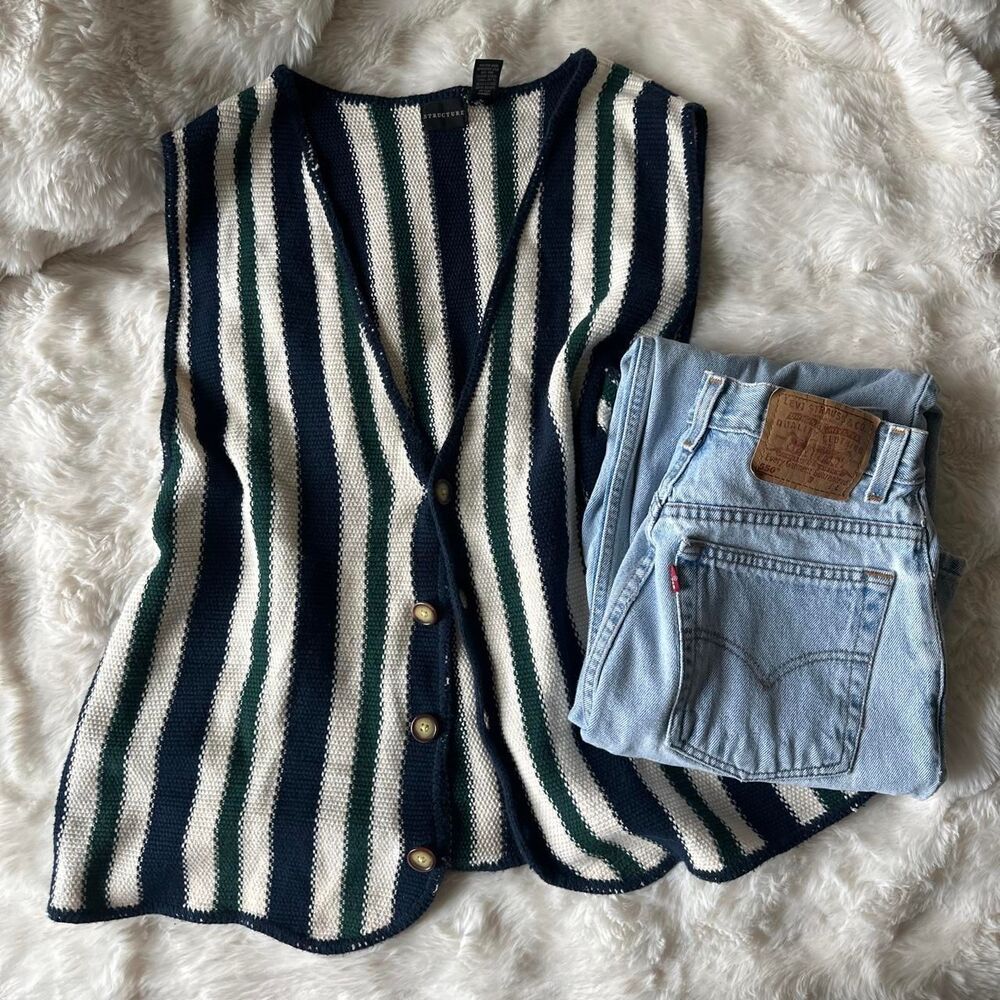 American-vintage Women's Striped Vest